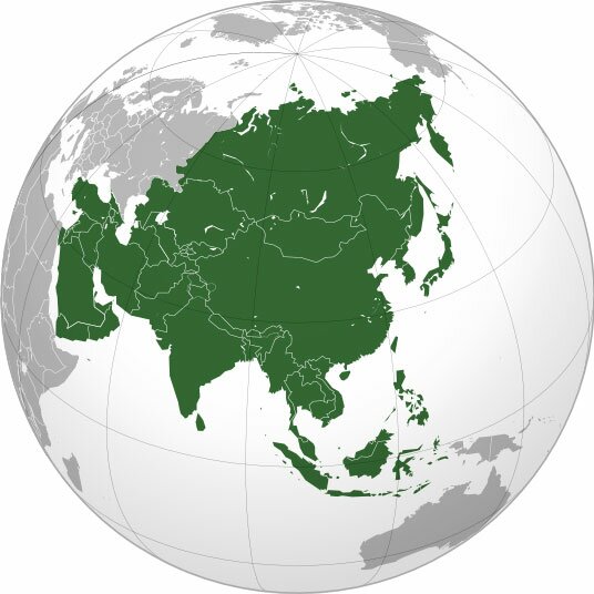 Азия — самая большая часть света